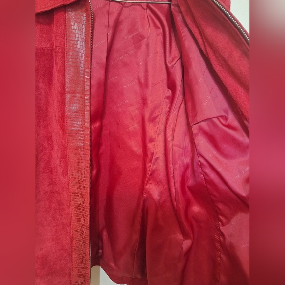 NWOT 100% leather suede jacket - Picture 5 of 5